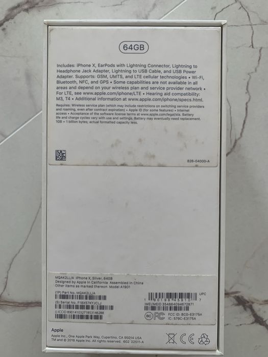 Iphone X 64 gb сост идеал