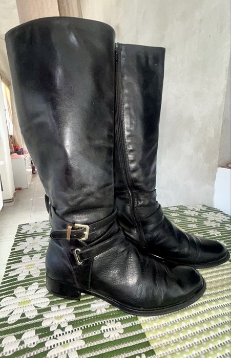 Cizme damă piele naturală lungi pana la genunchi