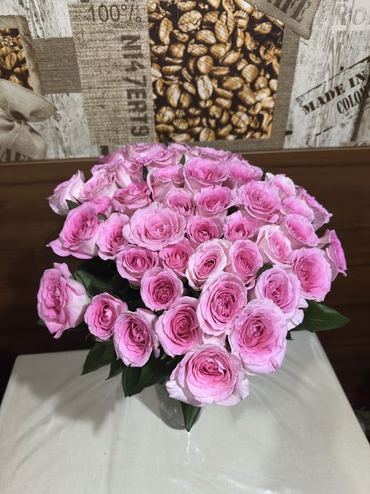 Свежий букет, 51 роза