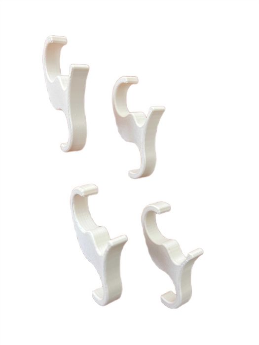 Set 4 Cuiere Calorifer port-prosop Baie Alb