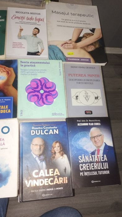 Vând cărți psihoterapie ,psihologie , spiritualitate, dezvoltare personala