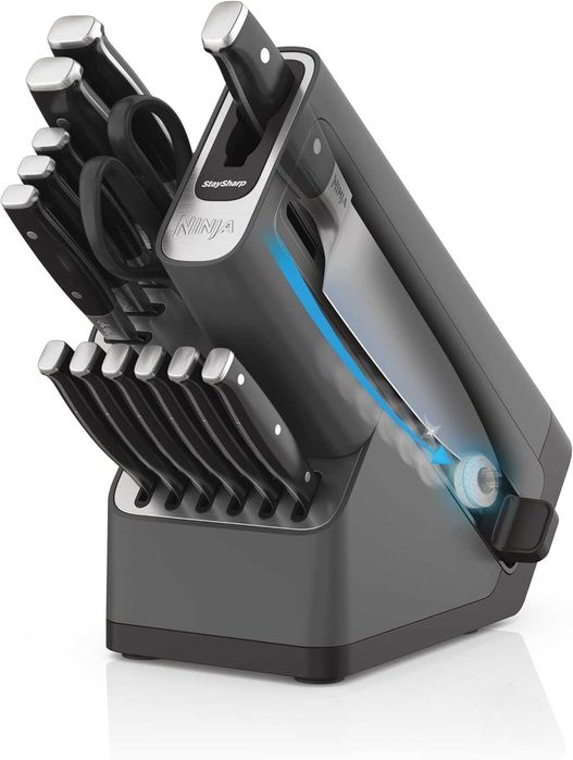 Ninja Foodi StaySharp Блок за Ножове с Вградено Точило
