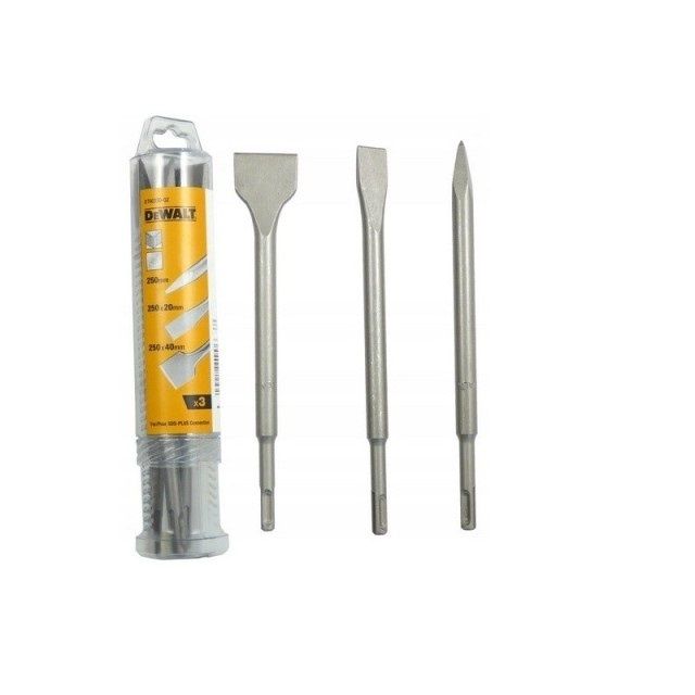 Dewalt Комплект за къртене SDS60330 Plus-шило,секач и лопатка