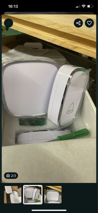 Безжичен звънец за контакт