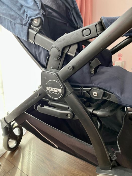 Количка 3 в 1 Пег Перего  с летен и зимен кош, столче за кола