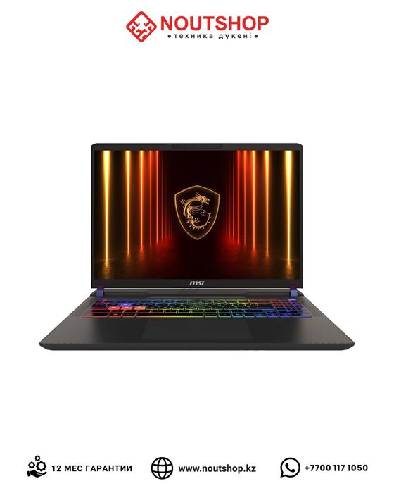 MSI Vector 16 HX AI Intel Core U9/RTX5080/32GB/1TB SSD