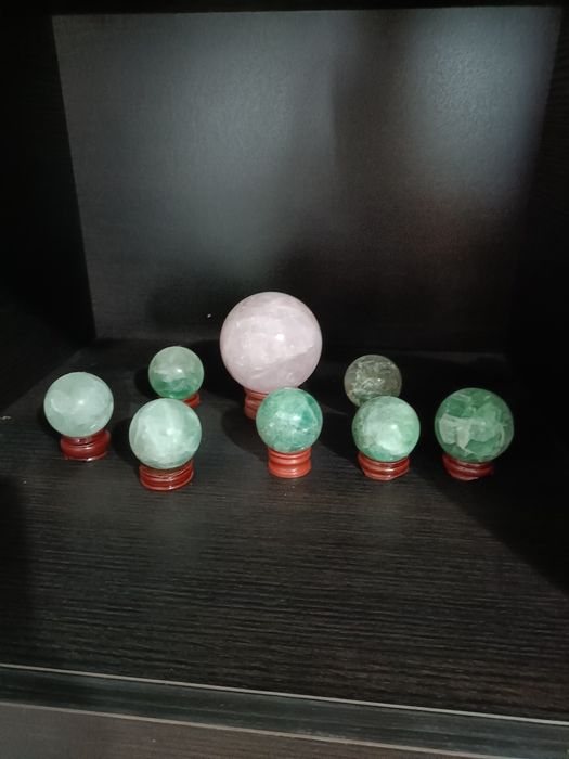 Sfere quartz  cu suport