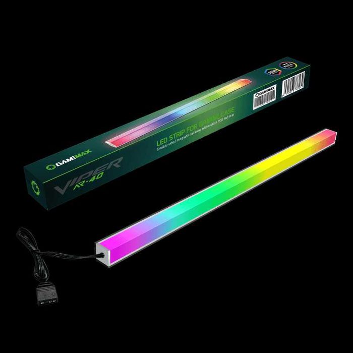 Banda led PC magnetica GAMEMAX Viper AR40 40cm ARGB 5V