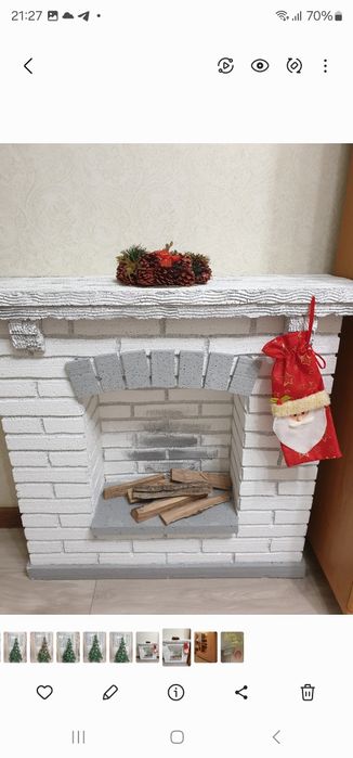 Камин декоративный