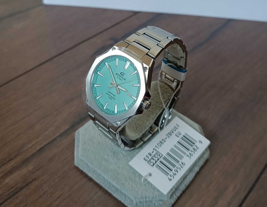 Нов часовник Casio Edifice EFR-S108D Tiffany