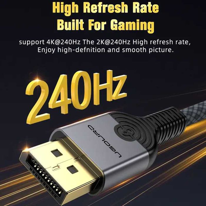 Кабел DP1.4 8К/60Hz висок-трансфер за телевизор FPS MAX*DP1.4/32.4Gbps