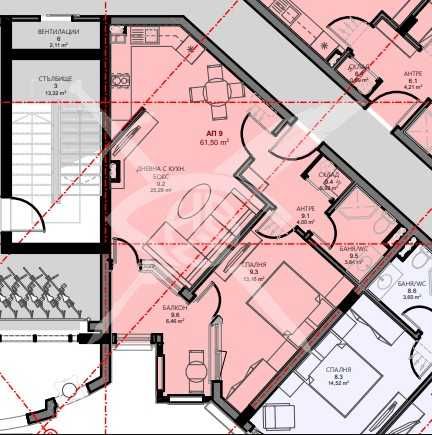 Двустаен апартамент в Поморие 777- 23223