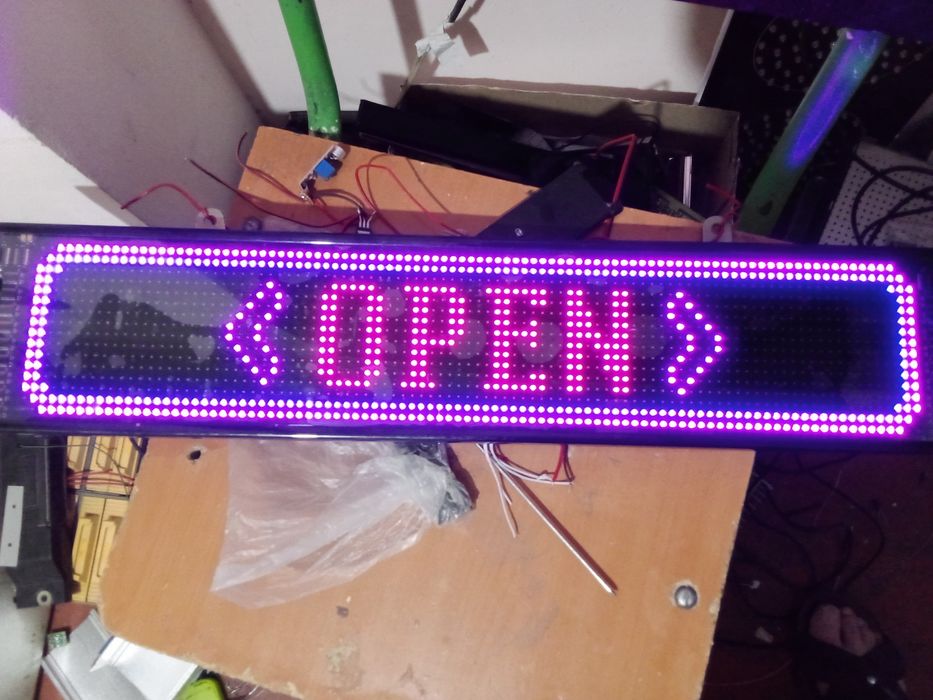 Мини бегущая строка