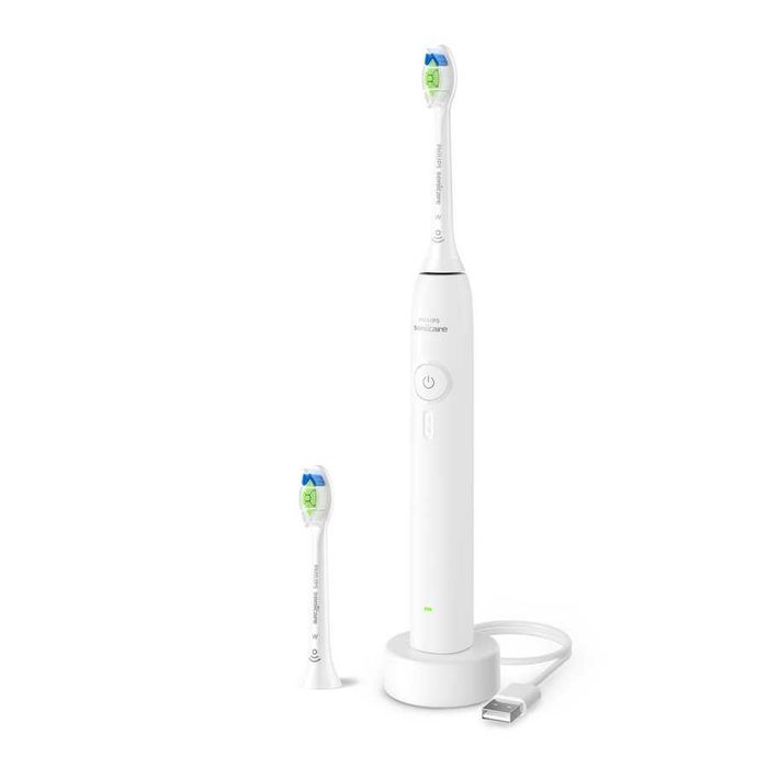 Periuta de dinti elctrica Philips Sonicare 3100 alba + 2 reserve HX4032/21