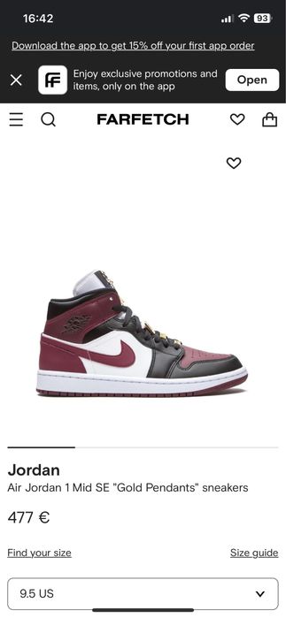 Air jordan 1mid editie lumitata