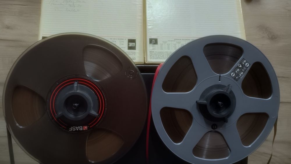 BASF 2 role 26 cm pt nab magnetofon cu banda basf