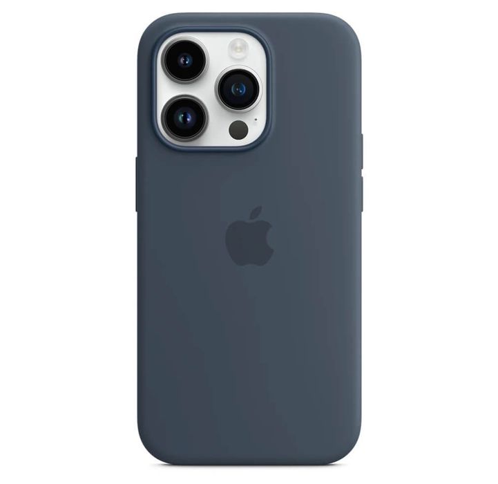 Оригинален Apple Silicone Case за iPhone 14 Pro – Midnight