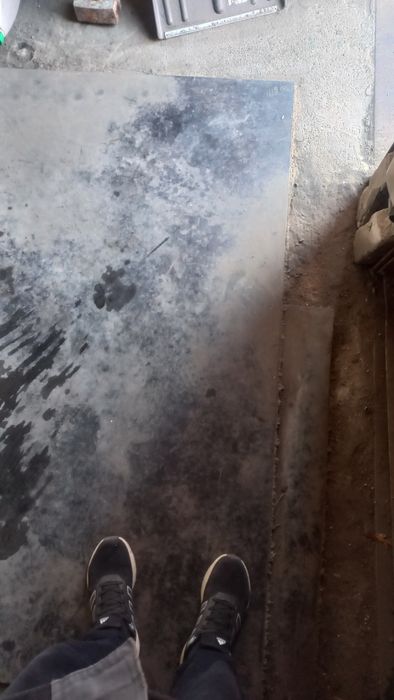 Настил резины на пол в Газель