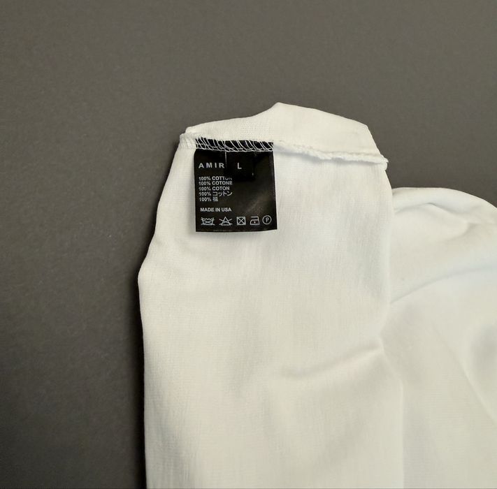 Tricou AMIRI alb – mărimea L – nou cu etichetă