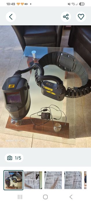 Masca de sudura cu ventililator