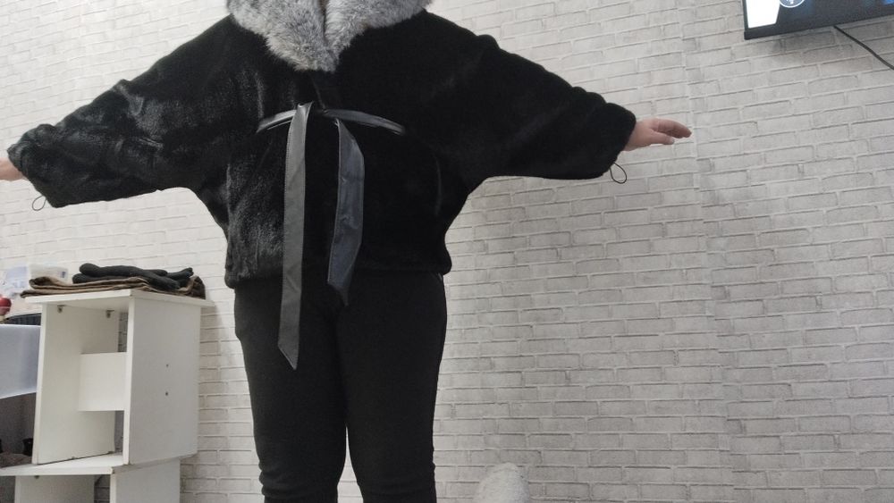 продам эко норку шубу