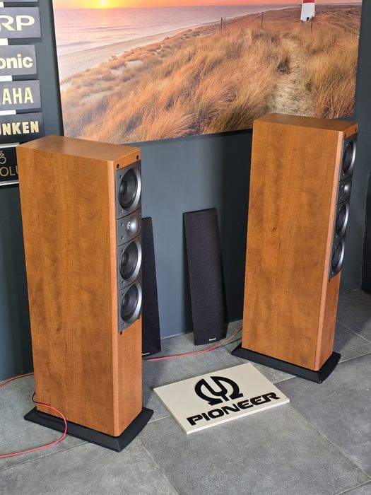 Boxe de podea PIONEER S-H510V, 100w, 8 ohm, 90 db, hifi stereo 3 way  4 speakers, cires