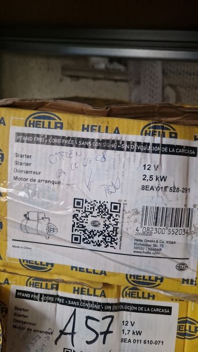 Electromotor nou 1.4hdi 1.6hdi citroen peugeot c4 c5 c6 c7