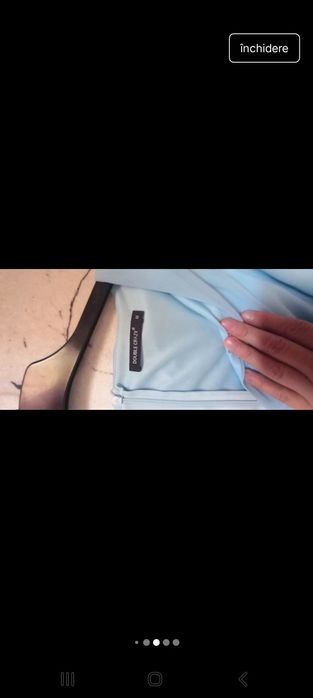 Rochie chiffon bleo M