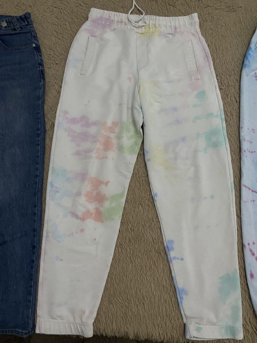 Брюки джинсовые , трико