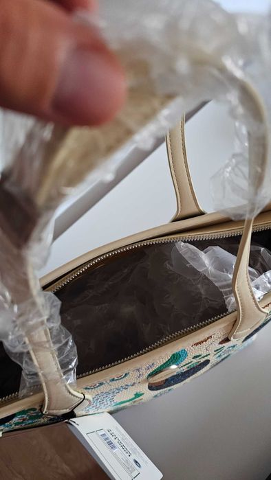 Geanta de dama ella icon pavone print