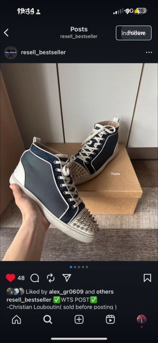 Christian Louboutin high-top – original