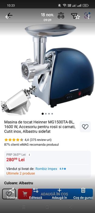 Multicooker  StarLight și robot Heinner.