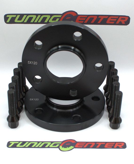 Set 2Flanse Distantiere Negre 5x120 16mm dedicate BMW