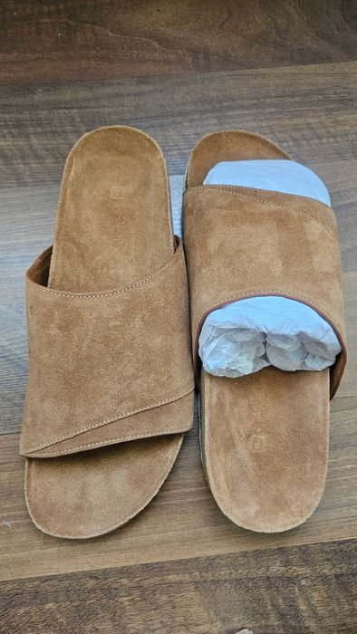 Papuci Ombre piele, noi