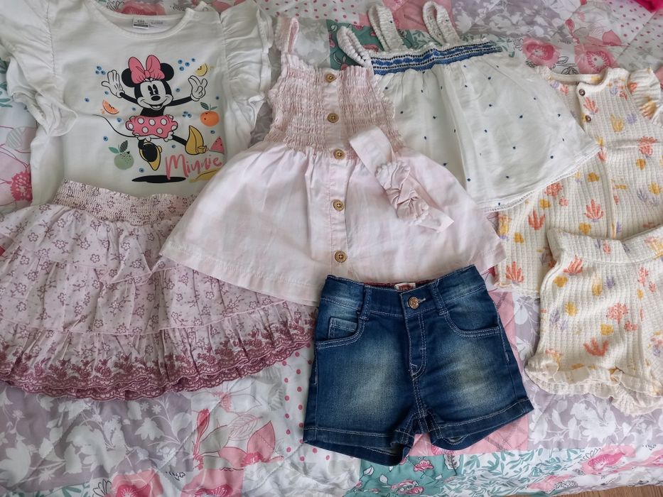 Дънки комплект рокля блуза  H&M, Lupilu George Waikiki Benetton