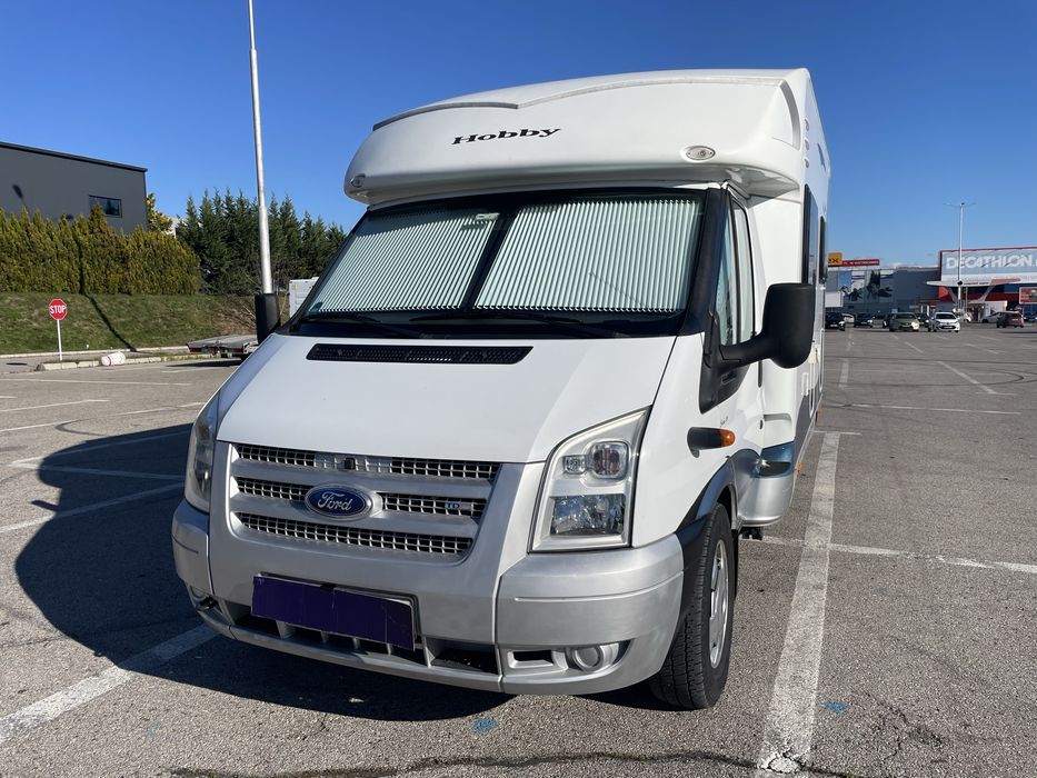 Autorulota HOBBY Siesta, 66000km pe șasiu de ford transit