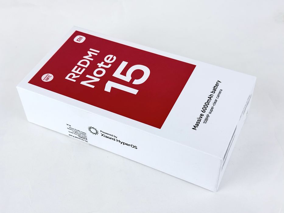 НОВ! Xiaomi Redmi Note 15 128GB 6RAM Black 2г. Гаранция!