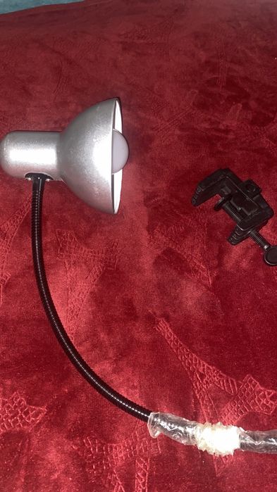 Настольная лампа, метал