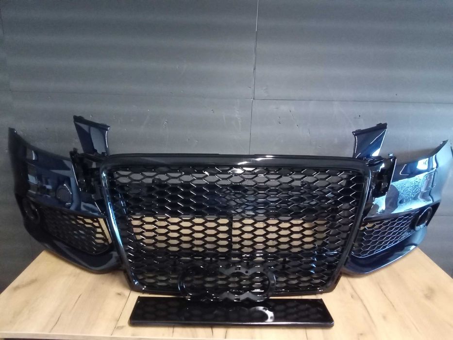 Bara fata GRILE RS LOOK Audi A4 B8 LZ5A Albastru Deep Sea Blue 07-12 VOPSITA