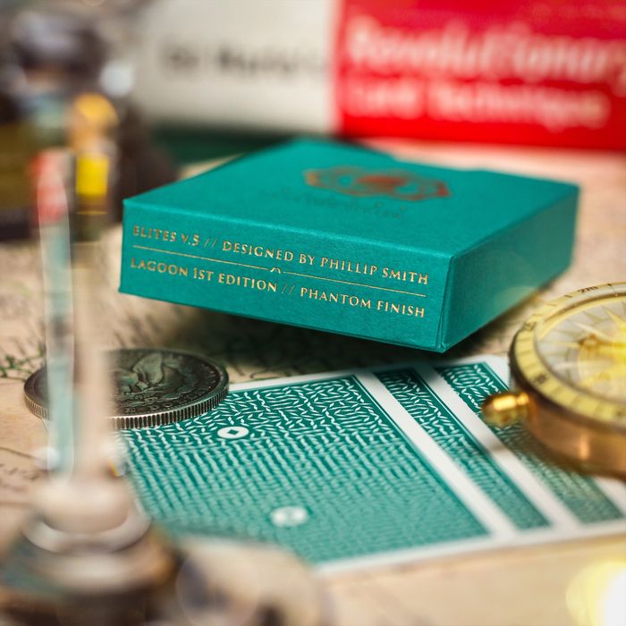 Carti de joc sau magie DMC Elites V5 Lagoon - Phantom Finish