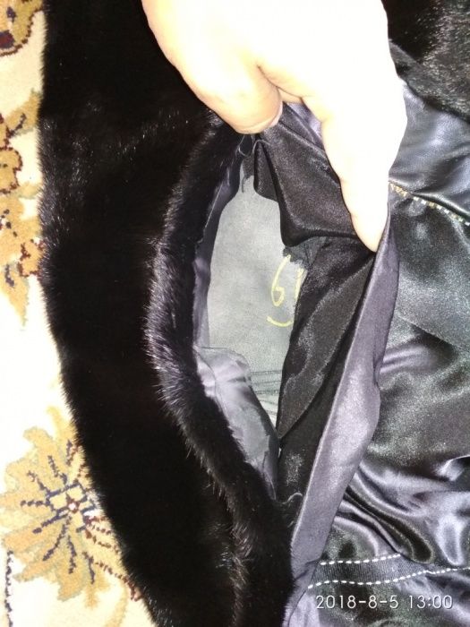 Мужская норковая шуба