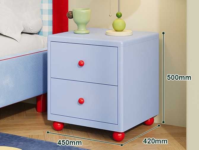 Мини тумбочка у кровати разного оттенка\Kichik tumba har-hil rangda