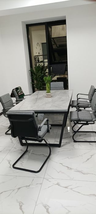 Офисная мебель стол большой переговорной 6-8-10 человек  в стиле лофт