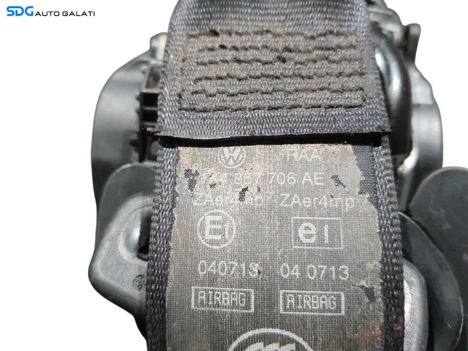 Centura de Siguranta Dreapta Fata Pasager Volkswagen Golf 5 2004 - 2008 Cod 1K4857706AE [N3331]