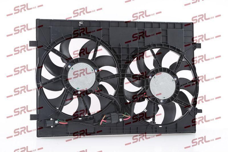 GMV ventilator radiator VW Atlas 2017-2026, Teramont 2018-, 3.6 V6, Diam.: 361 + 361, Putere (W): 400 + 400, mufa: 4 pini, OE 3QG959455, SRLine