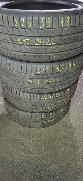 CONTINENTAL Contakt 6 летни гуми 225/55/19 дот2422 7мм грайфер