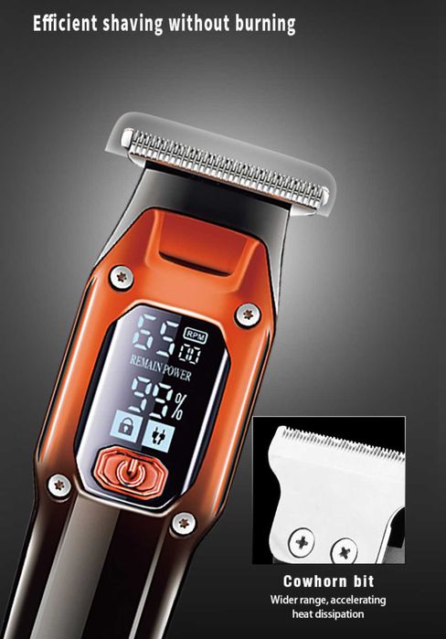 ТОП Машинка-тример за бръснене и подстригване от Kemei с 2 скорости