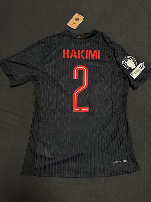 Tricou de fotbal PSG 25/26 black Hakimi