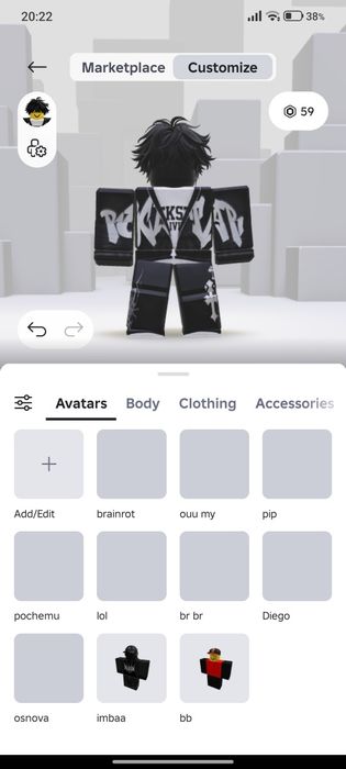 Аккаунт в роблокс