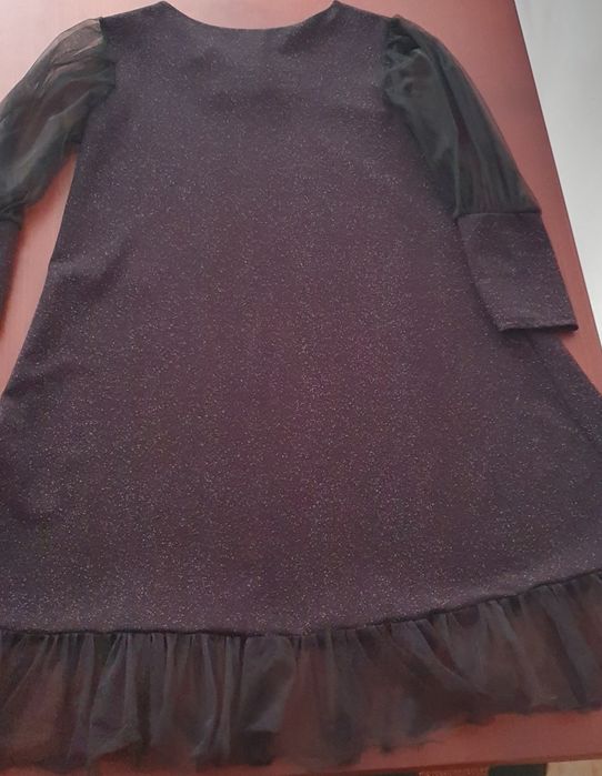 Rochie neagra cu sclipici